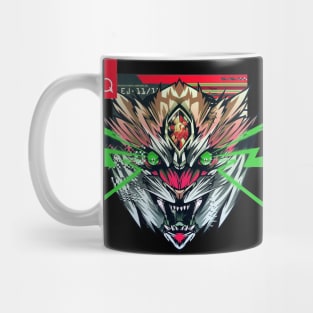 Cyberpunk Animal Print Vaporwave Futuristic Urban Style Mug